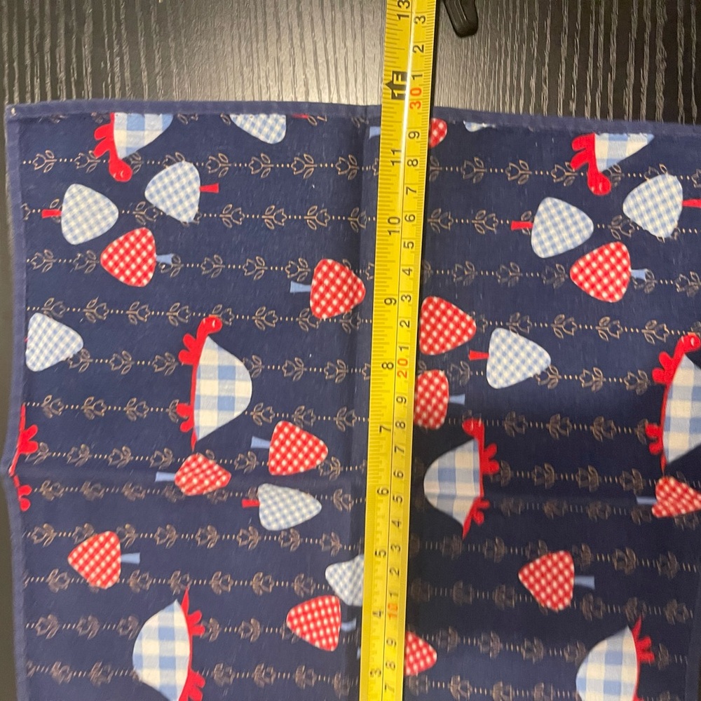 5 Kids Navy Blue Turtle Pattern Handkerchief Set - Picture 3 of 10